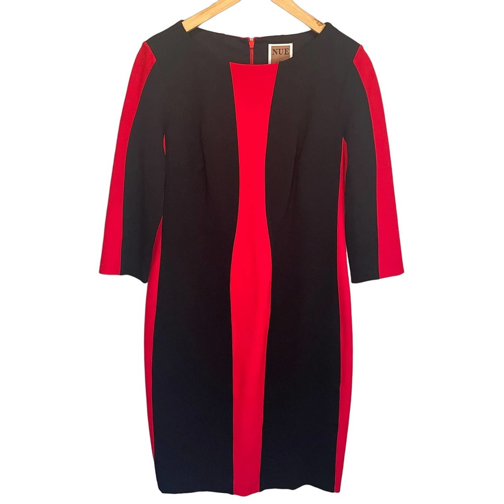Nue by Shani Black and Red Mini Dress